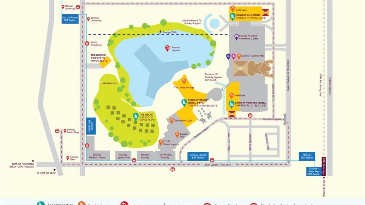 Resort Suites By Landmark At Bandar Sunway Sunway Lagoon Kampong Penaga  ภายนอก รูปภาพ